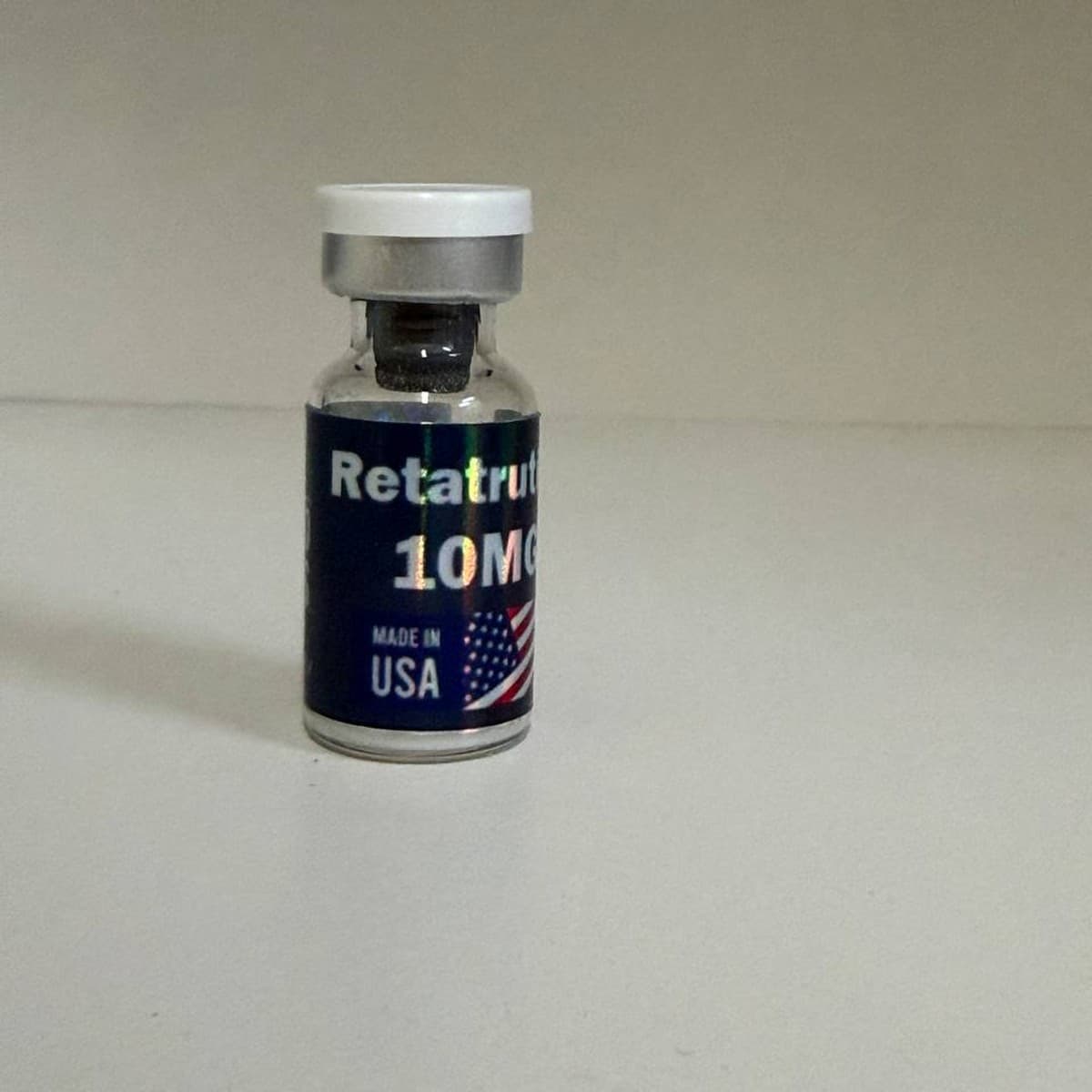 Palmetto Peptides branded GLP3 10mg vial with logo label - Palmetto Peptides